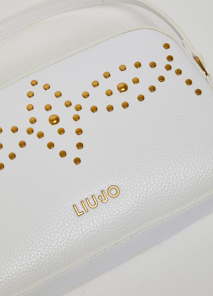 Сумка через плечо с заклёпками белый Liu Jo - large image number 4