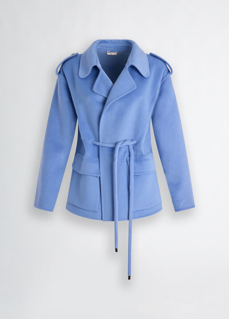 Wool-blend coat bright blue Liu Jo - large image number 6 Wool-blend coat bright blue Liu Jo - large image number 6
