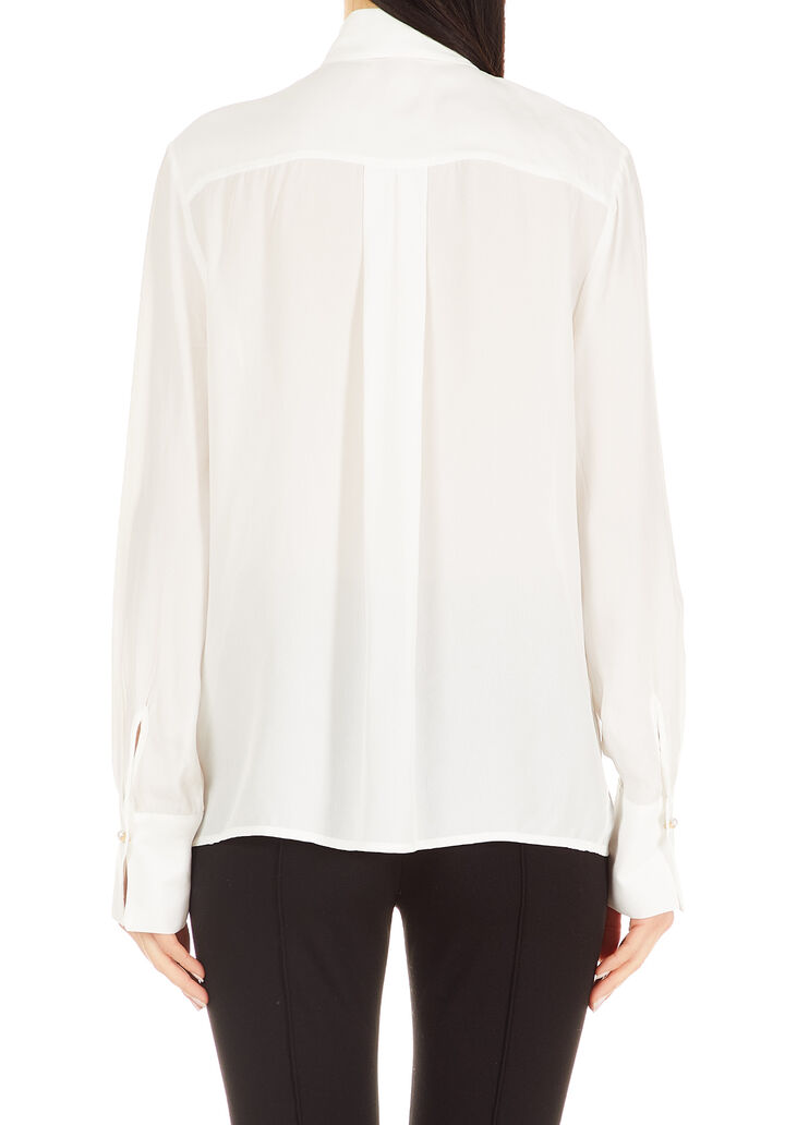 Camicia con dettaglio perla Stelle bianche Liu Jo - large image number 1