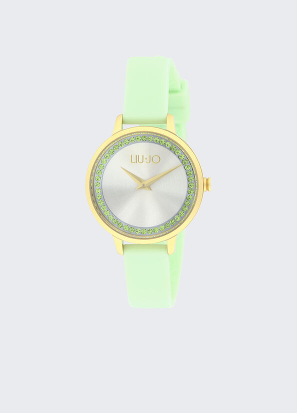 Silicone watch with brill green Liu Jo - large image number 0