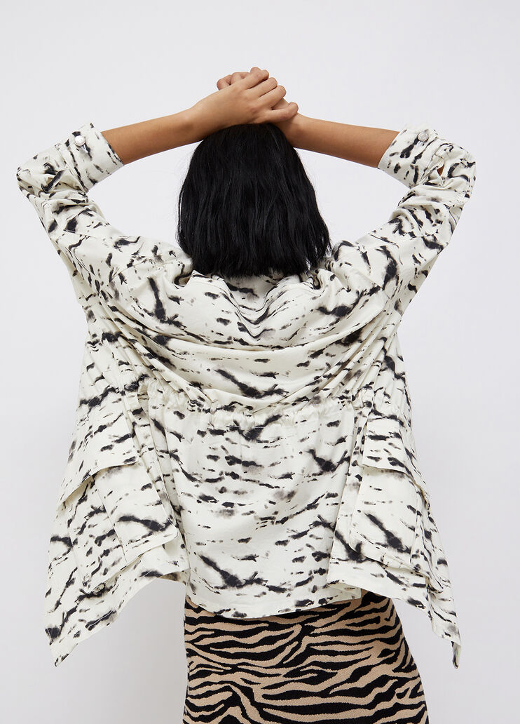 Safari jacket with pockets white/black Liu Jo - large image number 1 Safari jacket with pockets white/black Liu Jo - large image number 1