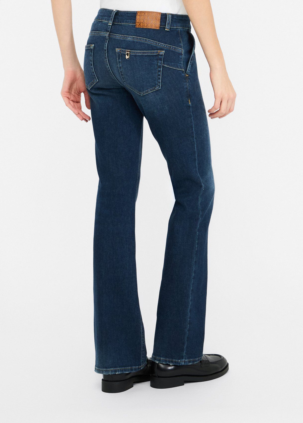 Low-rise bootcut jeans colour light blue denim | Liu Jo Low-rise bootcut jeans colour light blue denim | Liu Jo