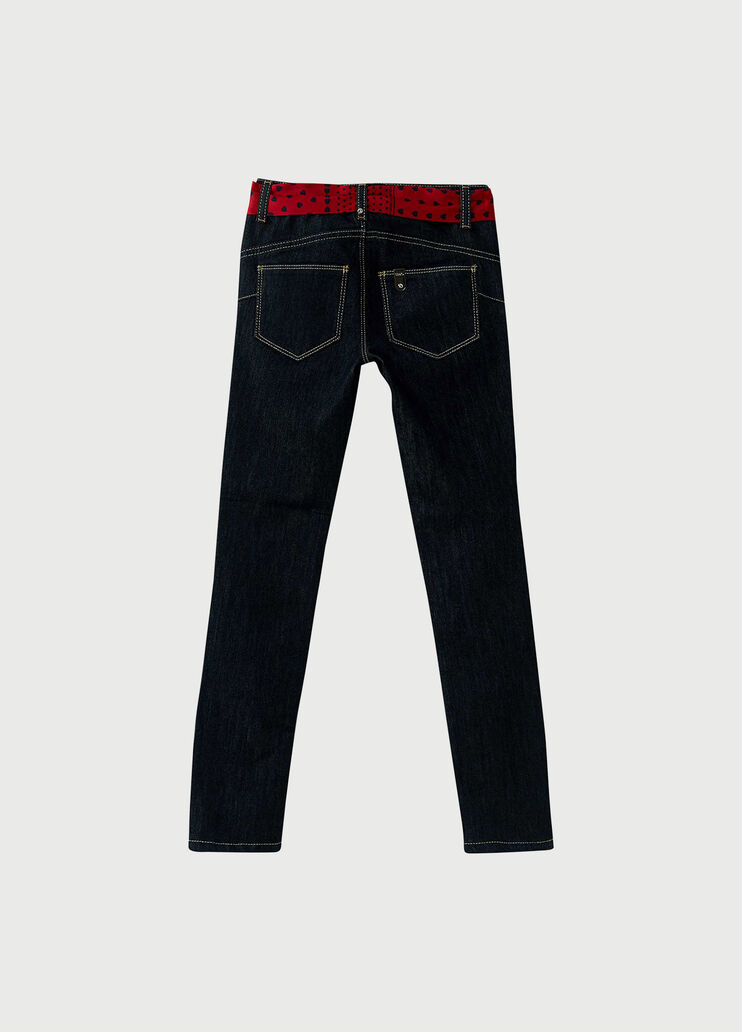Skinny jeans with belt  Normal wash Liu Jo - large image number 1 Skinny jeans with belt  Normal wash Liu Jo - large image number 1