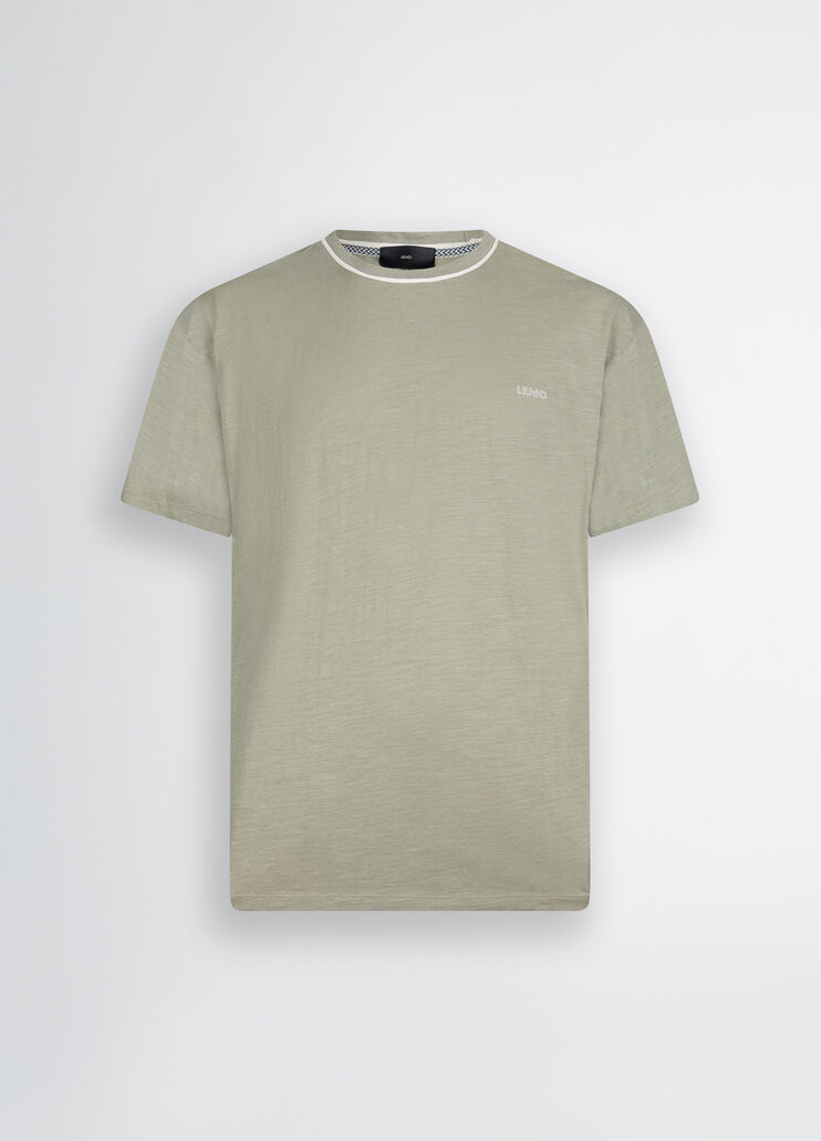 Sage green T-shirt sage Liu Jo - large image number 6 Sage green T-shirt sage Liu Jo - large image number 6