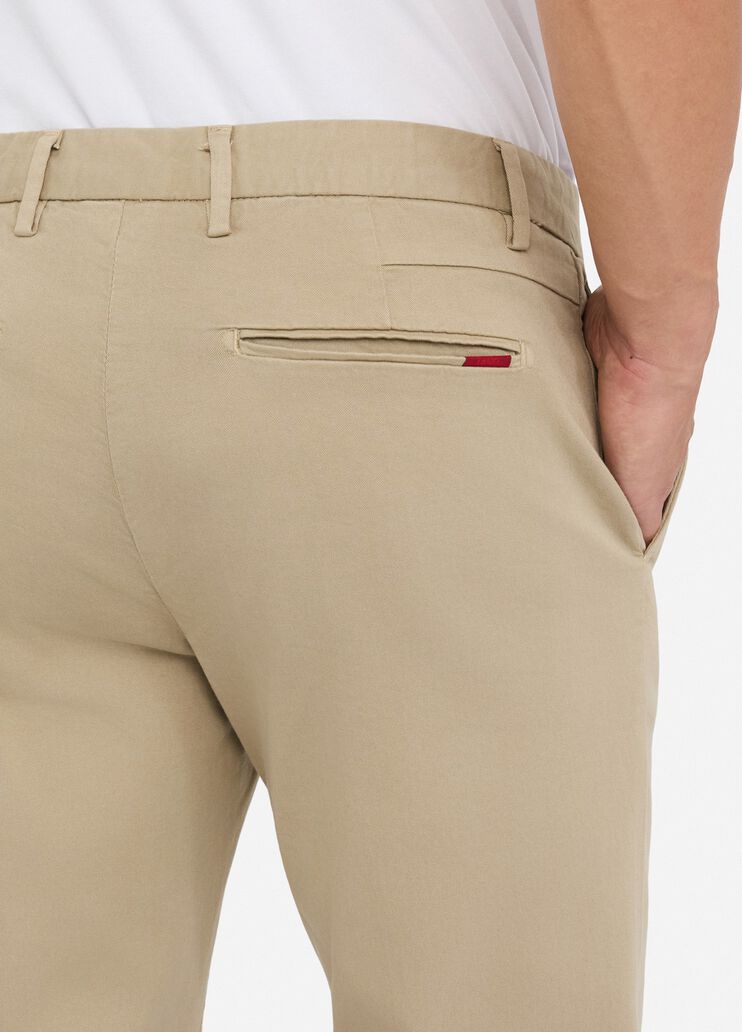 Pantalones chinos de algodón beige Liu Jo - large image number 4 Pantalones chinos de algodón beige Liu Jo - large image number 4