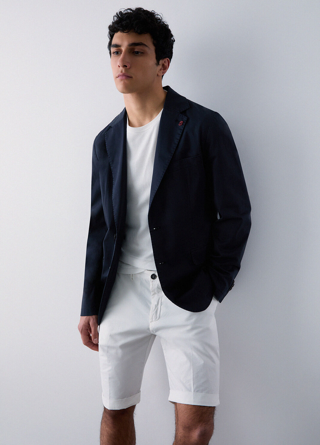 Slim fit Bermuda shorts white Liu Jo - large image number 3