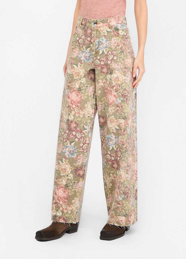 Flared trousers with print sanderson print Liu Jo - medium Flared trousers with print sanderson print Liu Jo - medium