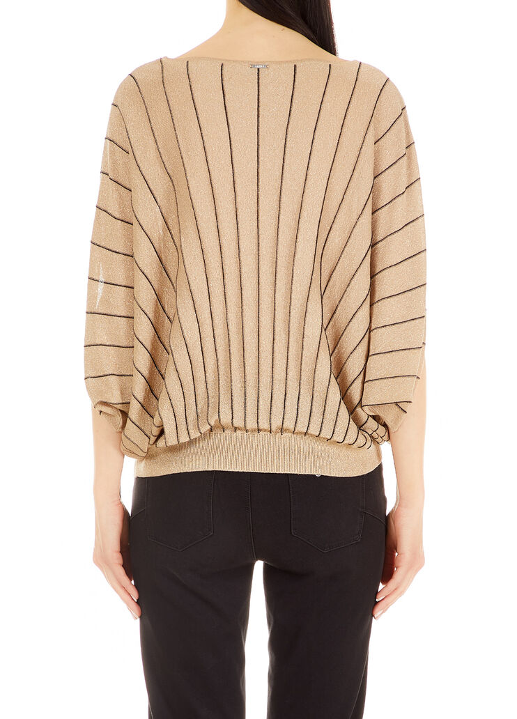 Jumper with lurex® Golden Liu Jo - large image number 1 Jumper with lurex® Golden Liu Jo - large image number 1