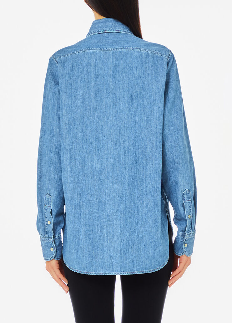 Denim shirt blue Liu Jo - large image number 1 Denim shirt blue Liu Jo - large image number 1