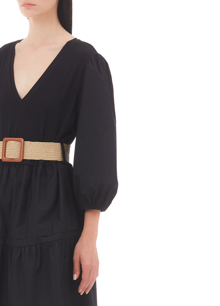 Robe courte avec ceinture noir Liu Jo - large image number 2