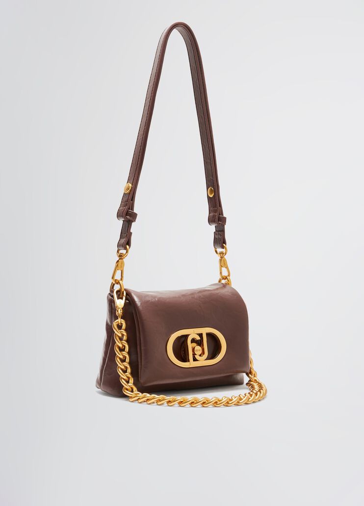 Small LaPuffy bag  dark brown Liu Jo - large image number 1 Small LaPuffy bag  dark brown Liu Jo - large image number 1