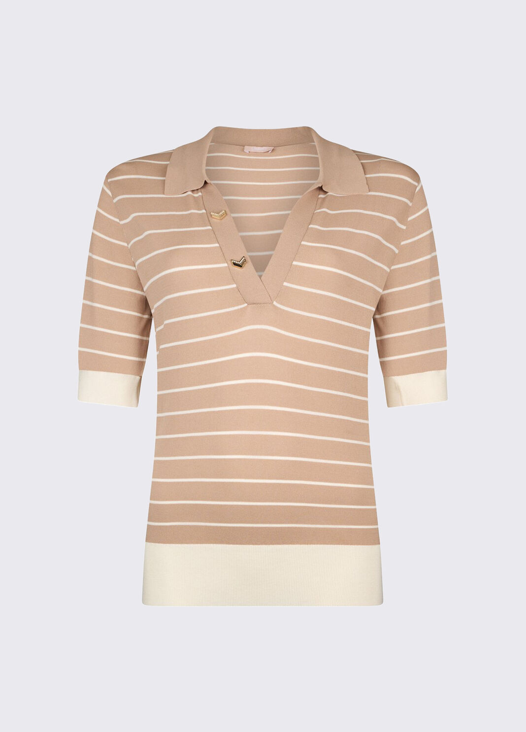 Striped top beige Liu Jo - large image number 6