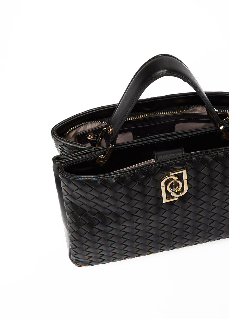 Bolso de mano ecosostenible negro Liu Jo - large image number 3 Bolso de mano ecosostenible negro Liu Jo - large image number 3