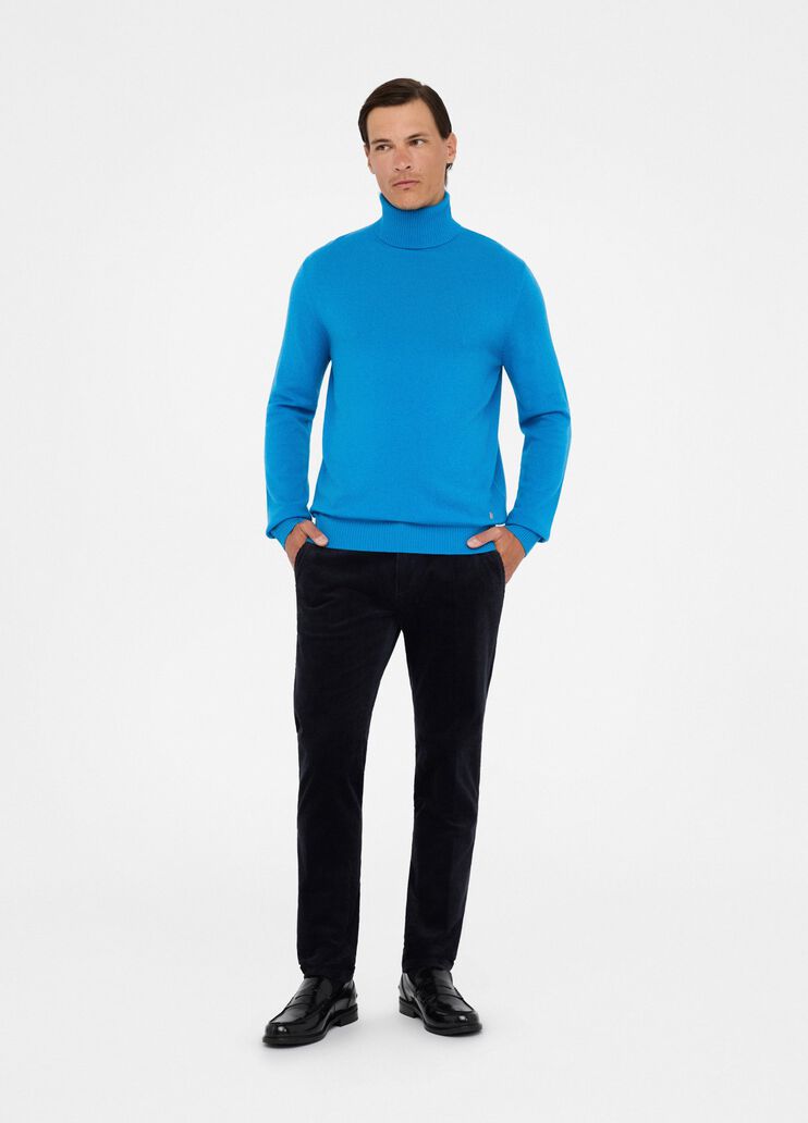 Wool and cashmere turtleneck blue Liu Jo - medium Wool and cashmere turtleneck blue Liu Jo - medium