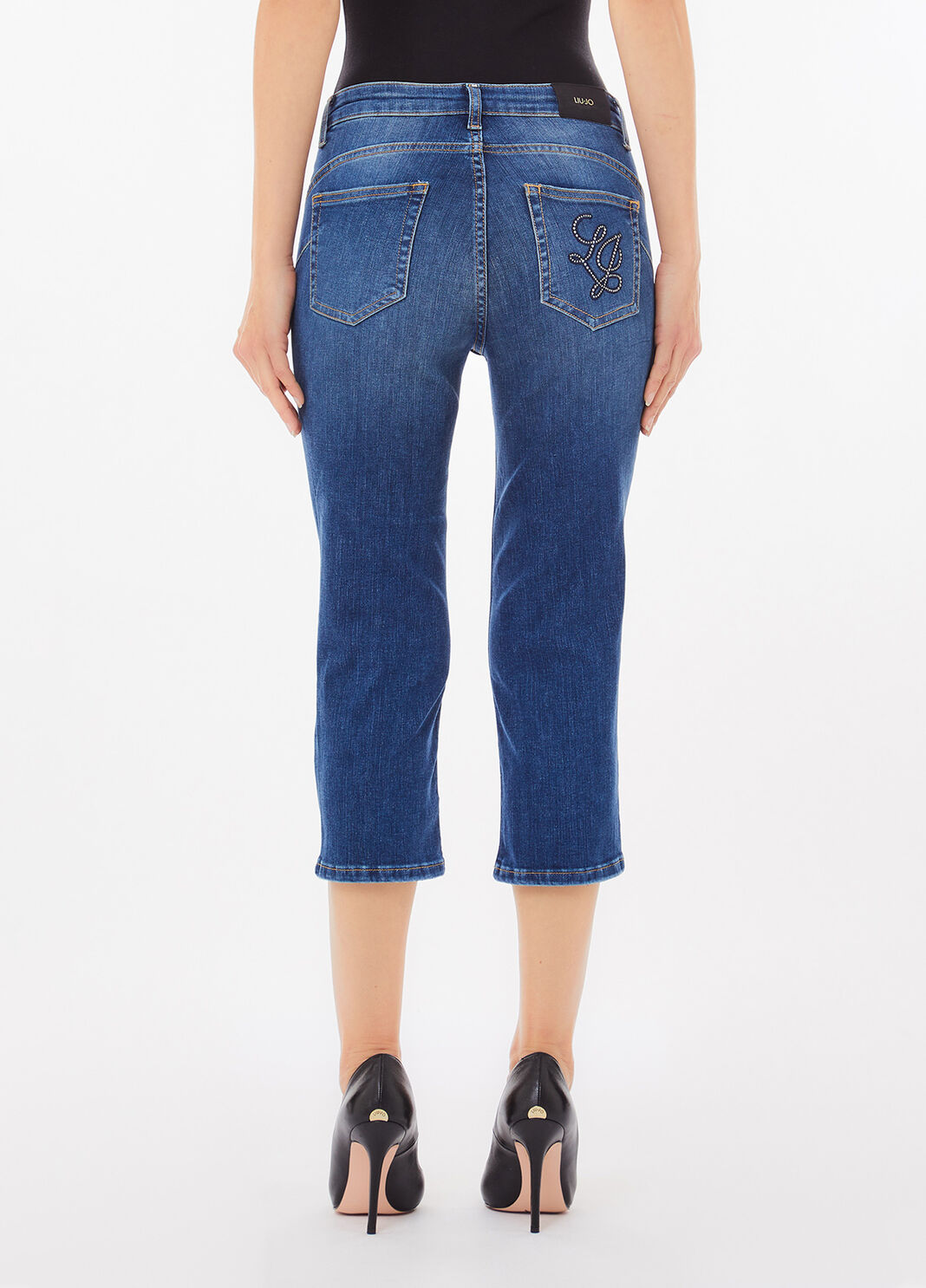 Bottom Up Capri jeans dark blue denim Liu Jo - large image number 1