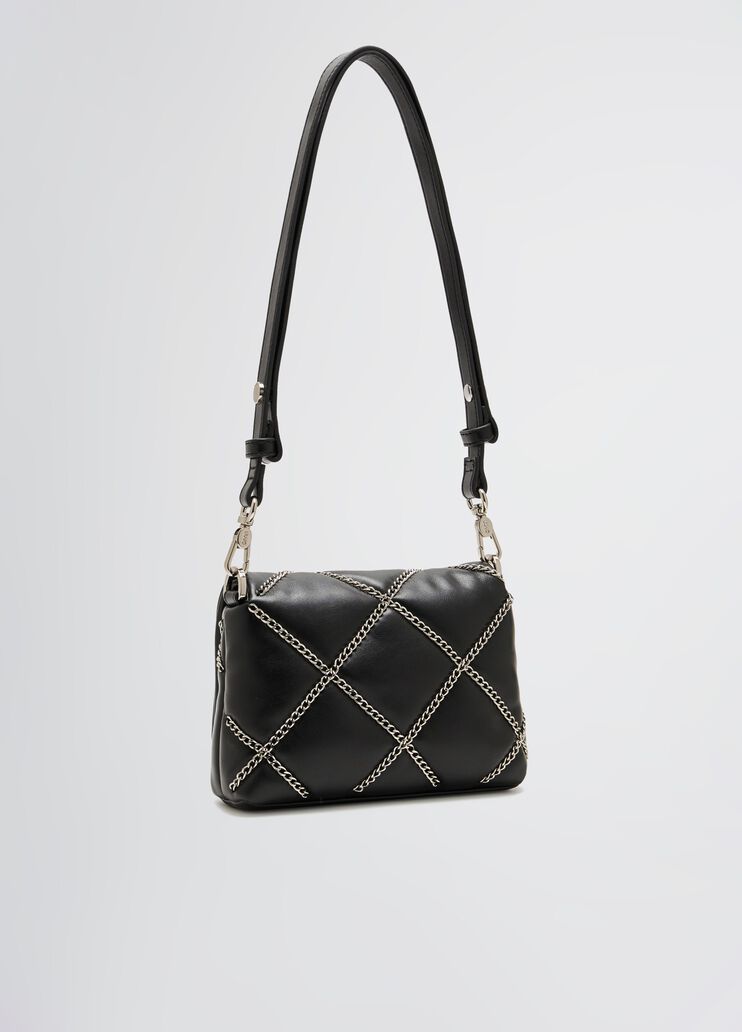 Small LaPuffy bag with chain detailing black Liu Jo - medium