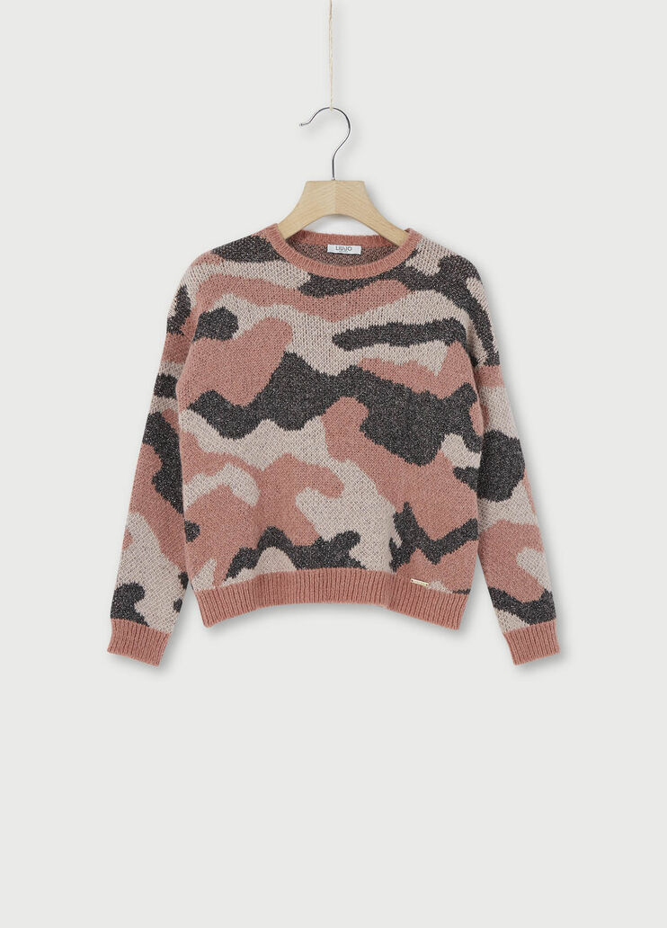 Camouflage jumper Pink Liu Jo - large image number 0