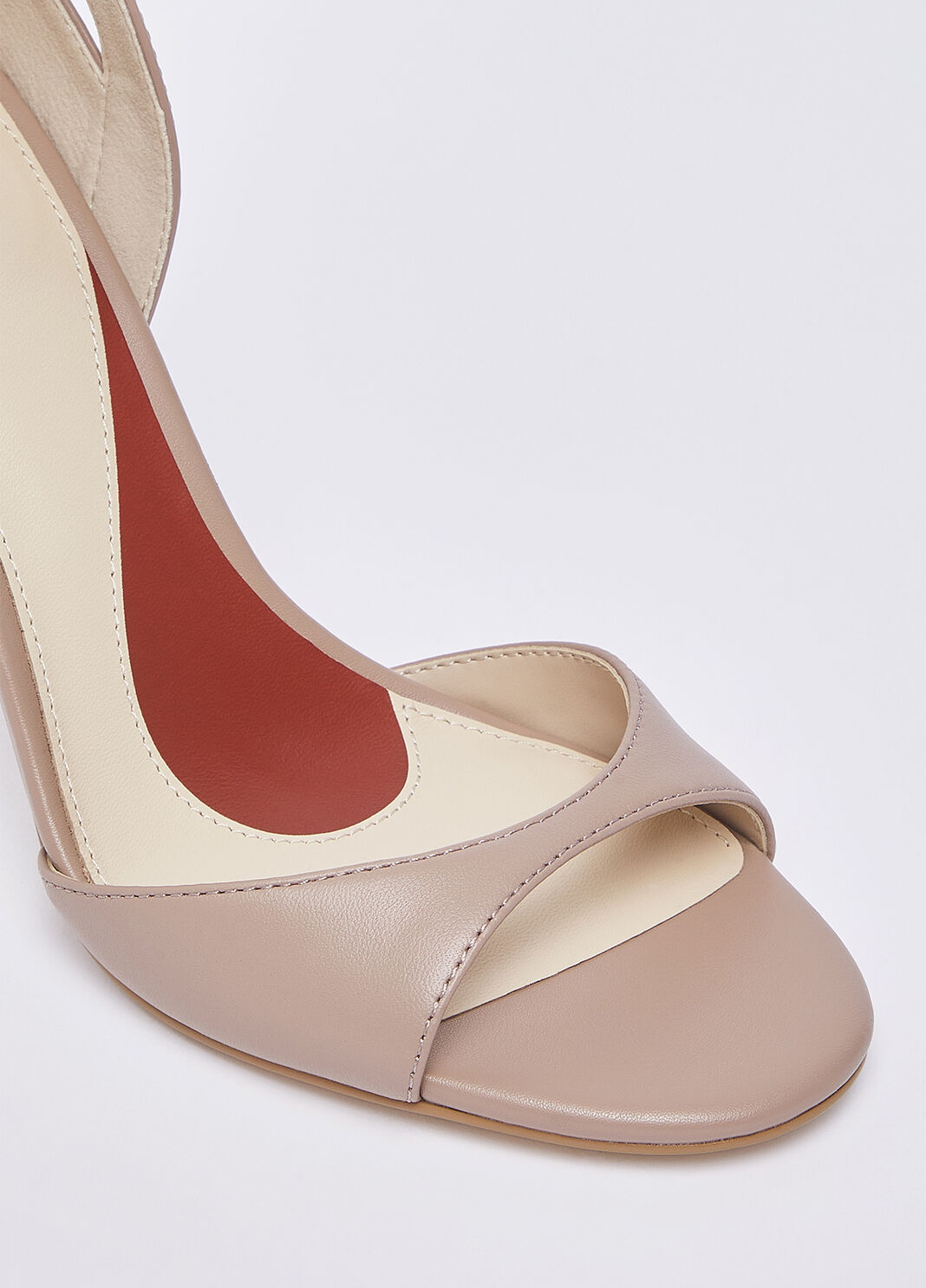 Sandals in nappa leather with heel nude Liu Jo - large image number 5