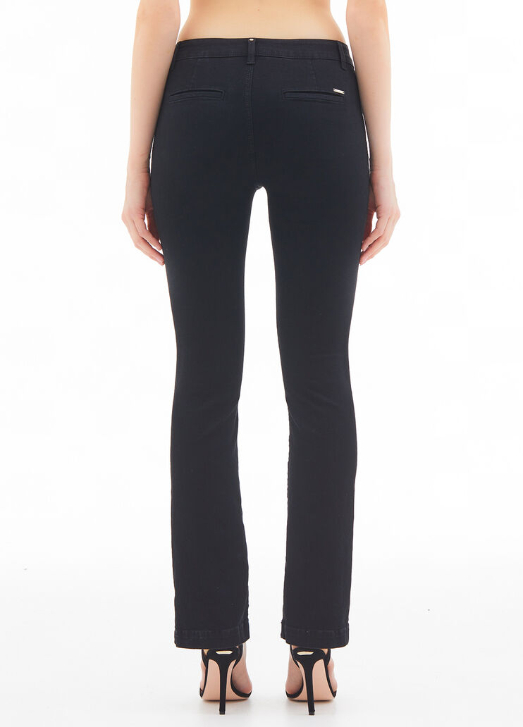 Bell-bottom jeans black denim Liu Jo - large image number 1 Bell-bottom jeans black denim Liu Jo - large image number 1