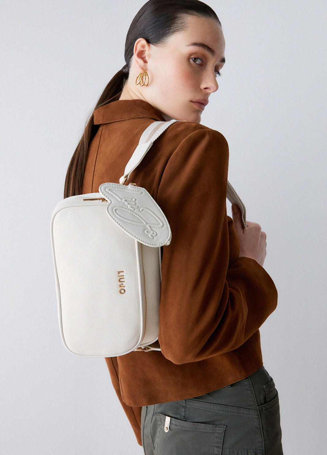 Crossbody bag with coin purse cream Liu Jo - large image number 0