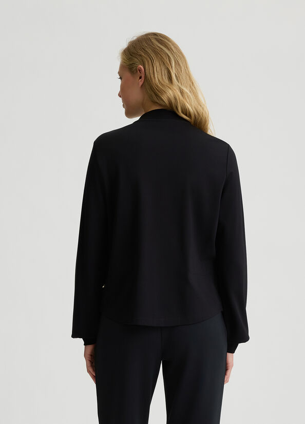 Sweatshirt with zip black Liu Jo - large image number 1