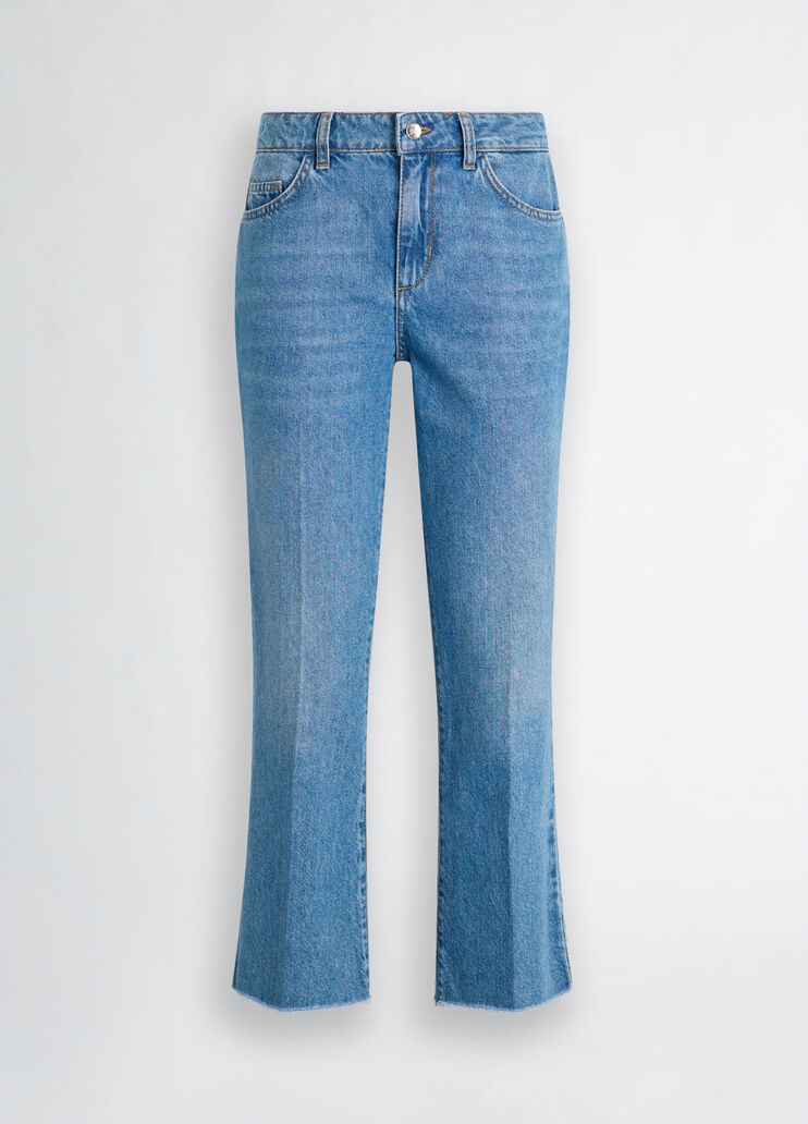 Bootcut jeans with crochet pockets blue denim Liu Jo - large image number 6 Bootcut jeans with crochet pockets blue denim Liu Jo - large image number 6