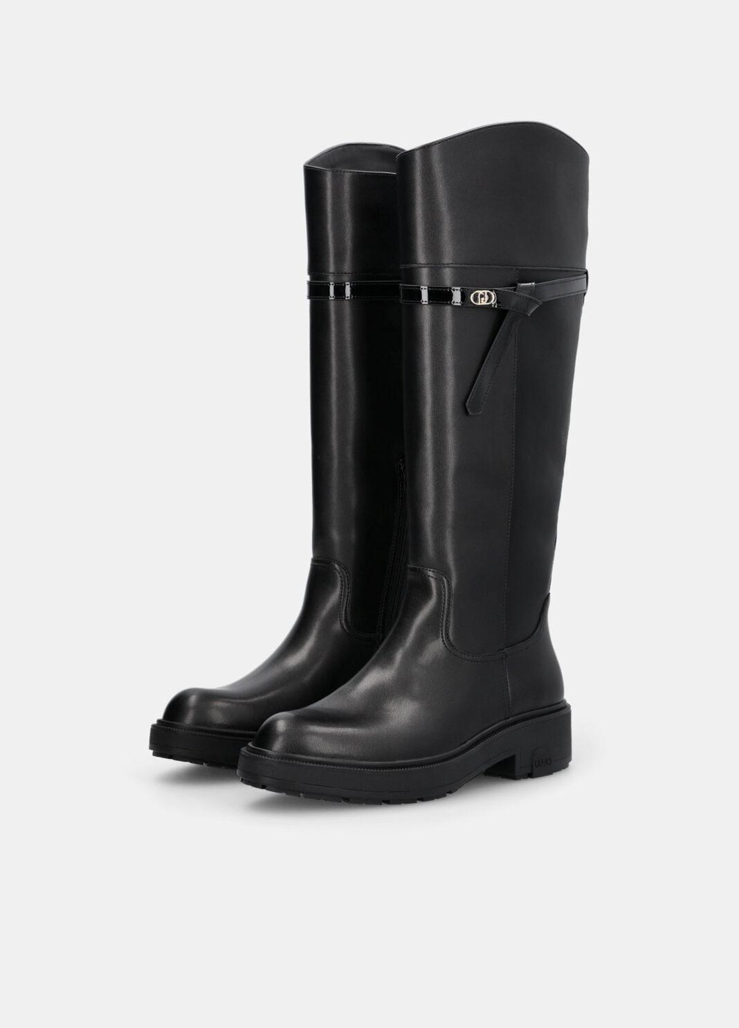 High leather boots black Liu Jo - large image number 2