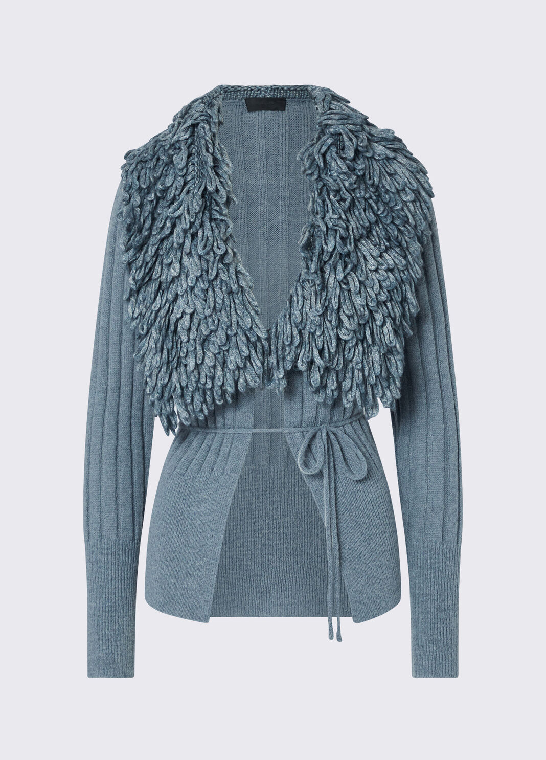 Wool and Alpaca Cardigan light blue Liu Jo - large image number 6