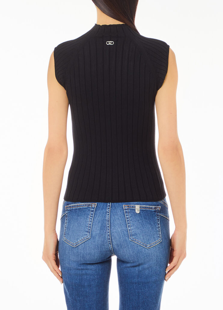 Top in maglia nero Liu Jo - medium Top in maglia nero Liu Jo - medium