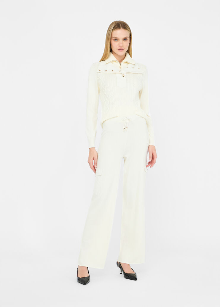 Liu Jo Better jumper milk white Liu Jo - large image number 5 Liu Jo Better jumper milk white Liu Jo - large image number 5