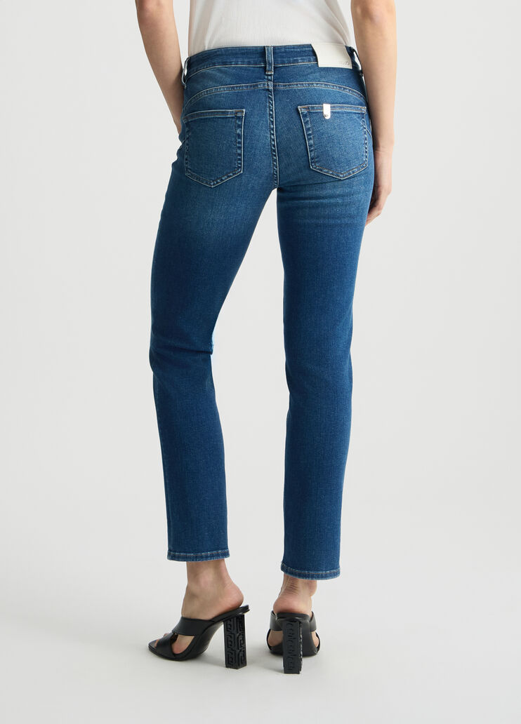 Skinny jeans with turn-ups dark denim Liu Jo - large image number 1 Skinny jeans with turn-ups dark denim Liu Jo - large image number 1