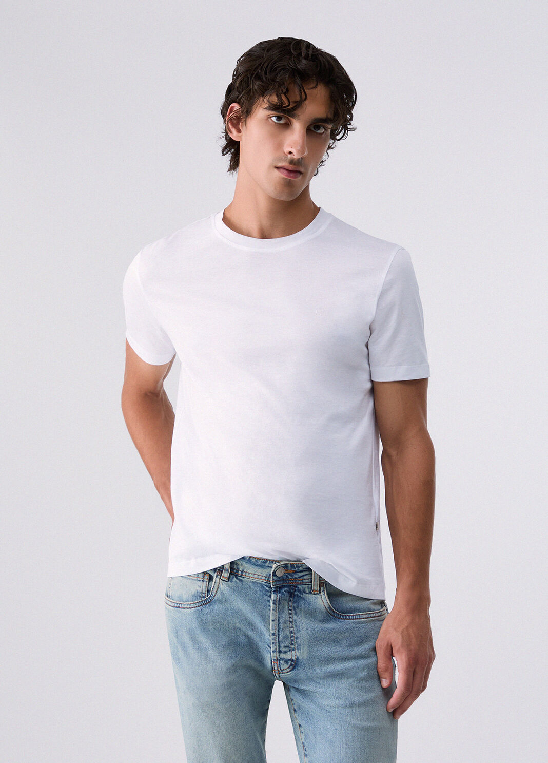 Embroidered Logo T-shirt white Liu Jo - large image number 0