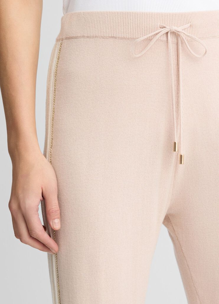 Long pink trousers beige Liu Jo - large image number 2 Long pink trousers beige Liu Jo - large image number 2