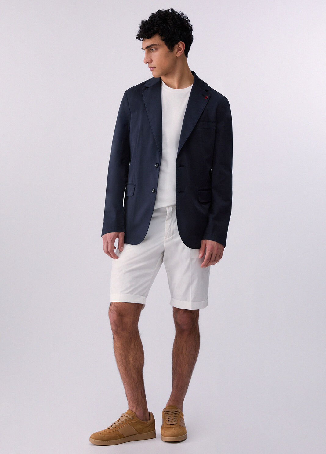 Slim fit Bermuda shorts white Liu Jo - large image number 5