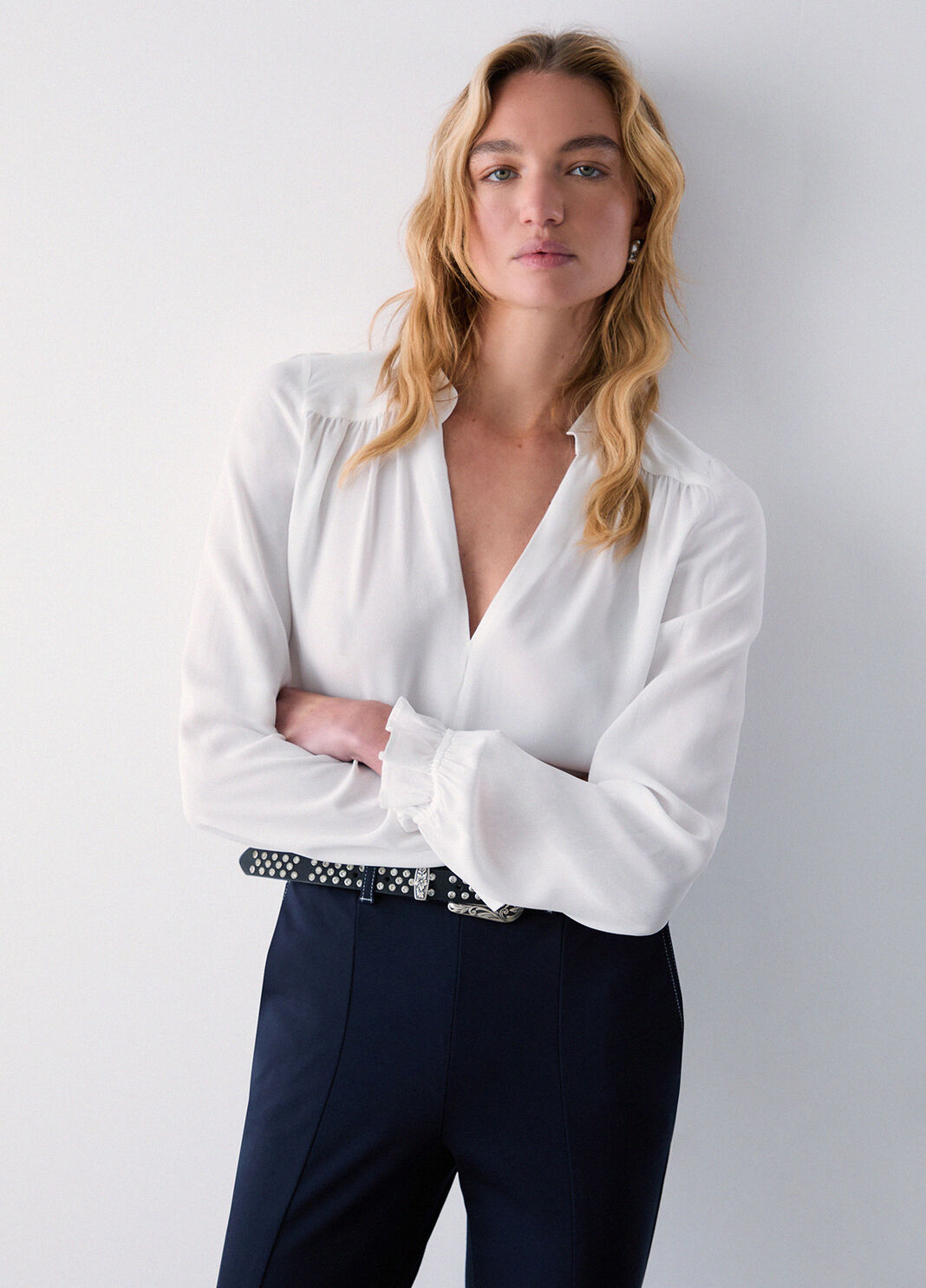 Georgette blouse white Liu Jo - large image number 0