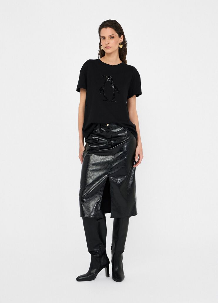 T-Shirt mit Strass Schwarz Liu Jo - large image number 5 T-Shirt mit Strass Schwarz Liu Jo - large image number 5