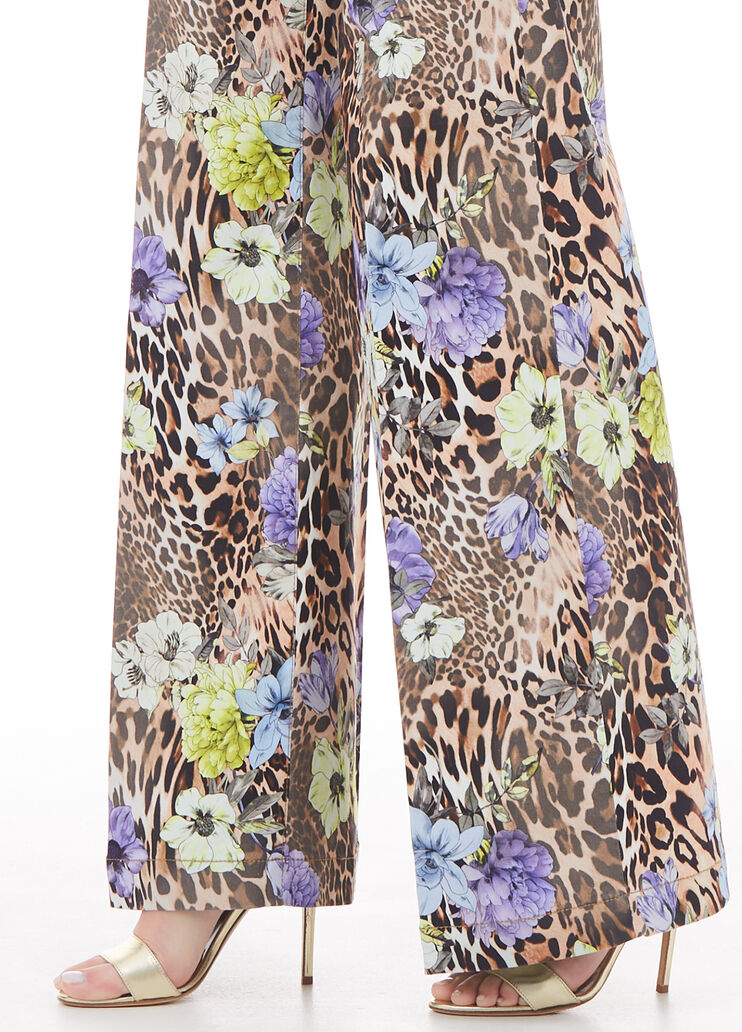 Pantalone flare con stampa animalier animalier Liu Jo - large image number 2 Pantalone flare con stampa animalier animalier Liu Jo - large image number 2