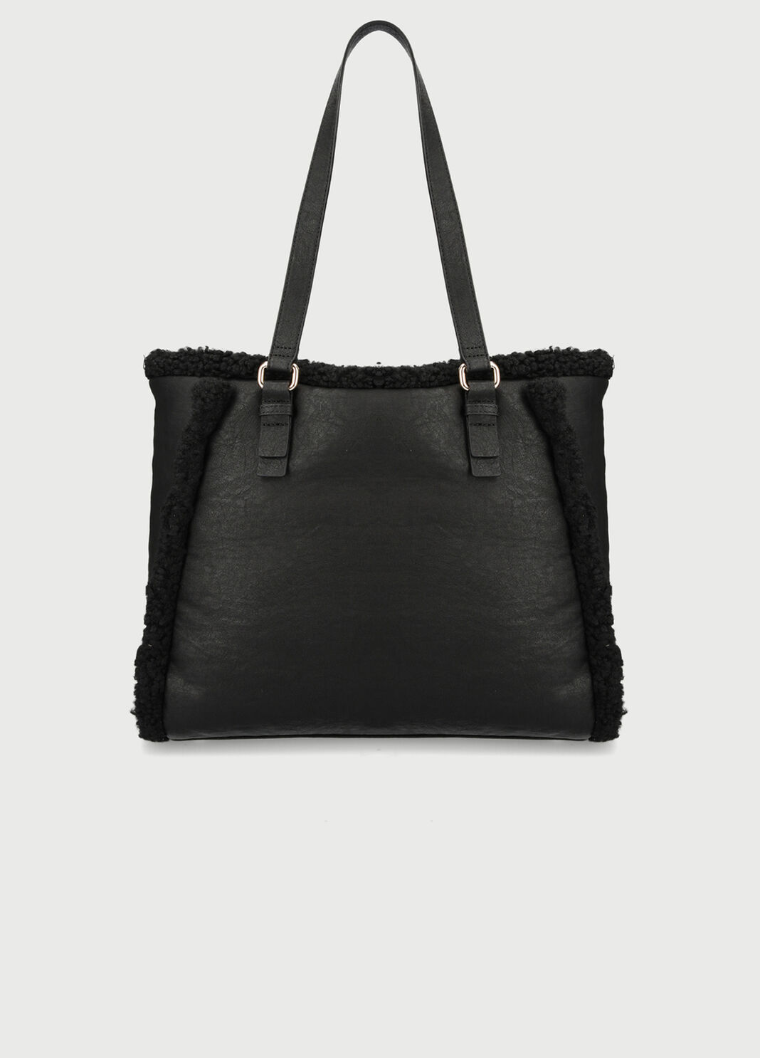 Shopping bag with charm Black Liu Jo - large image number 2