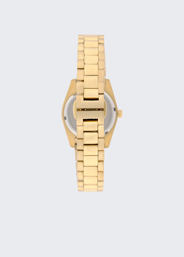 Steel watch with diamantés gold Liu Jo - large image number 1 Steel watch with diamantés gold Liu Jo - large image number 1