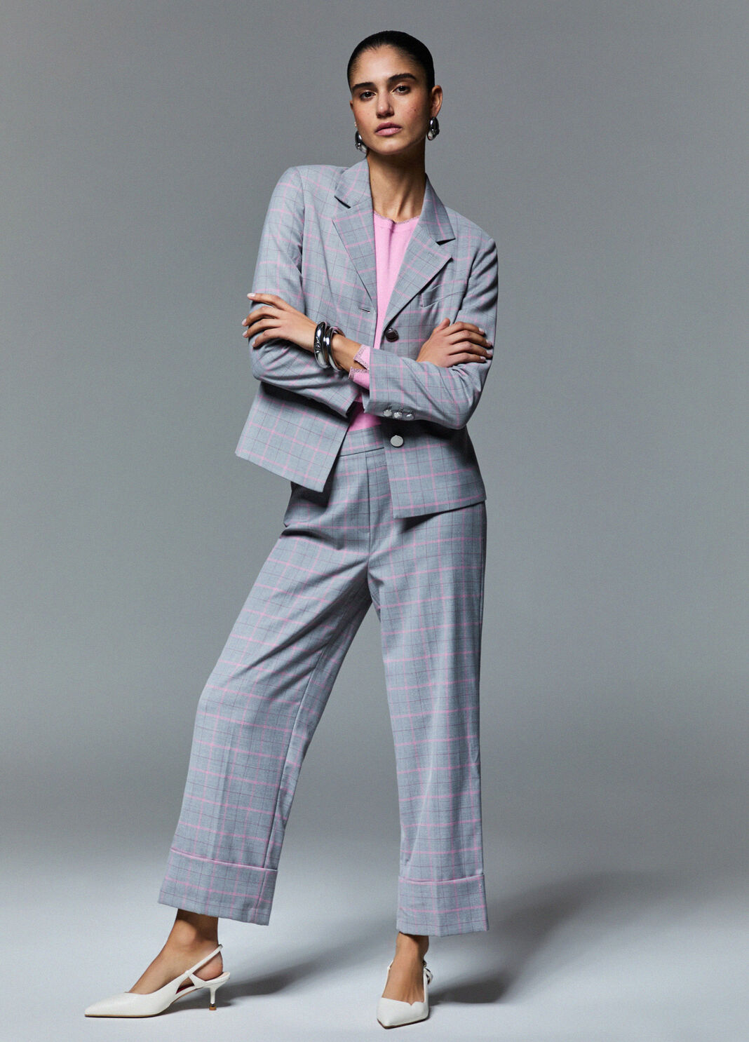 Zigarettenhose kariert Liu Jo - large image number 2