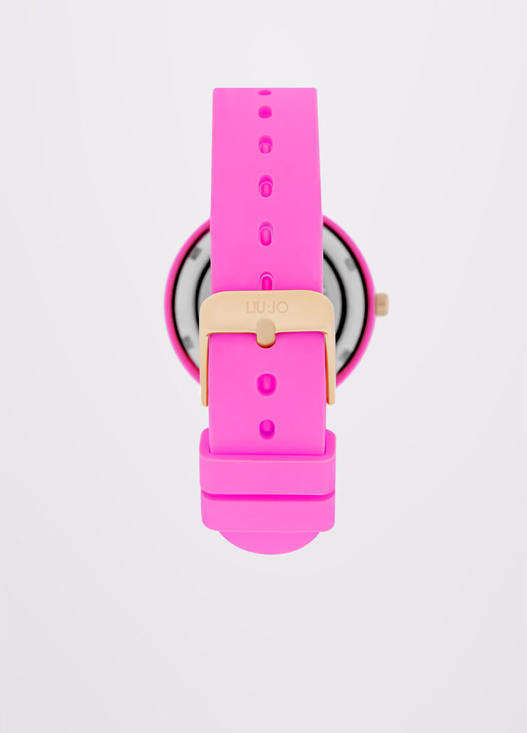 Fuchsia silicone watch pink Liu Jo - large image number 1 Fuchsia silicone watch pink Liu Jo - large image number 1