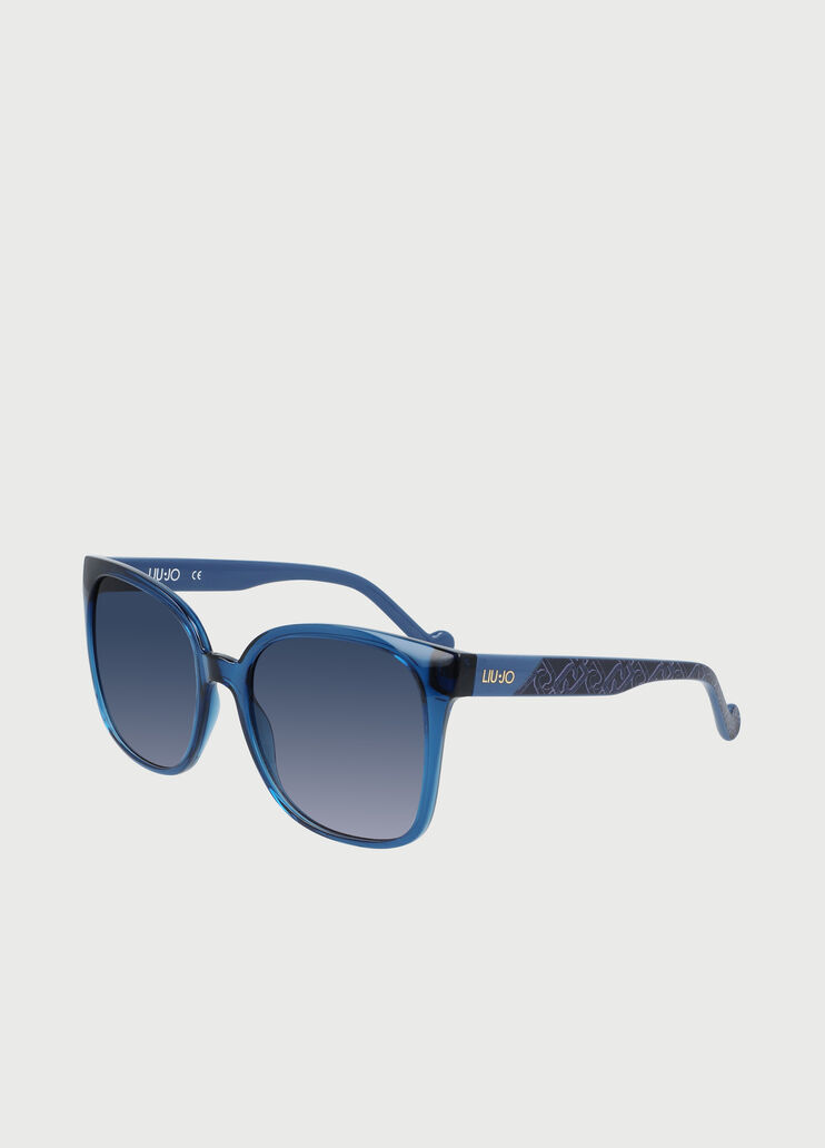 Sunglasses with logo Blue Liu Jo - large image number 1