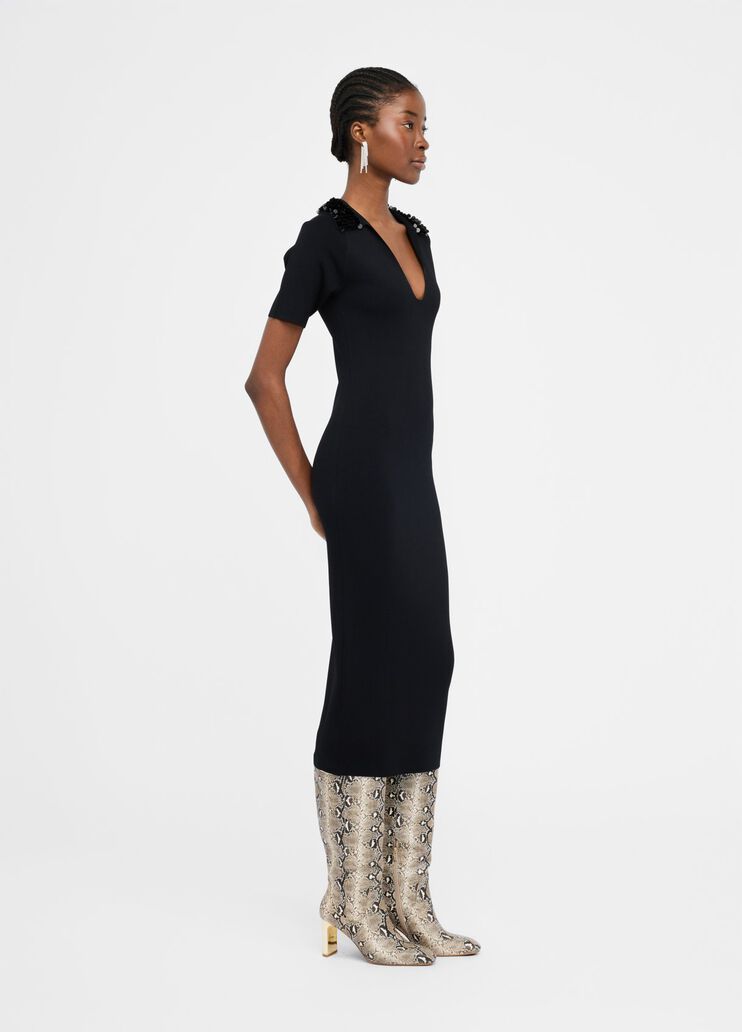 Dress with sequins black Liu Jo - medium Dress with sequins black Liu Jo - medium