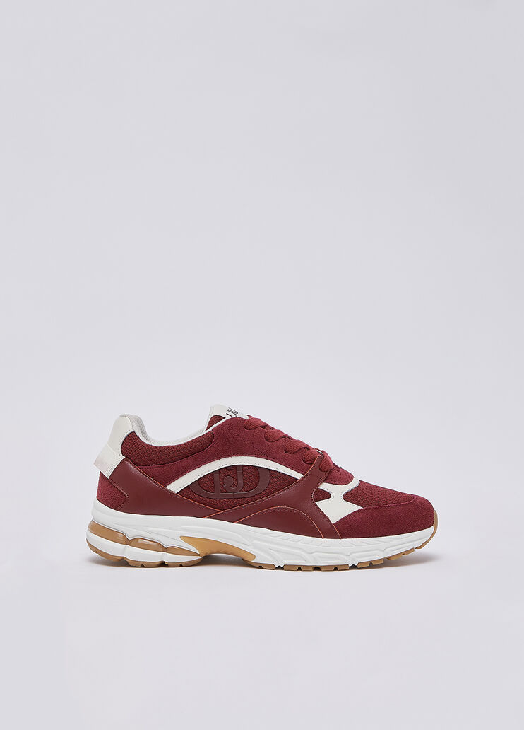 Suede and mesh sneakers cherry red Liu Jo - medium
