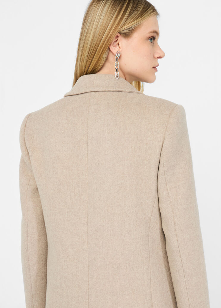 Liu Jo Better wool coat beige Liu Jo - large image number 4