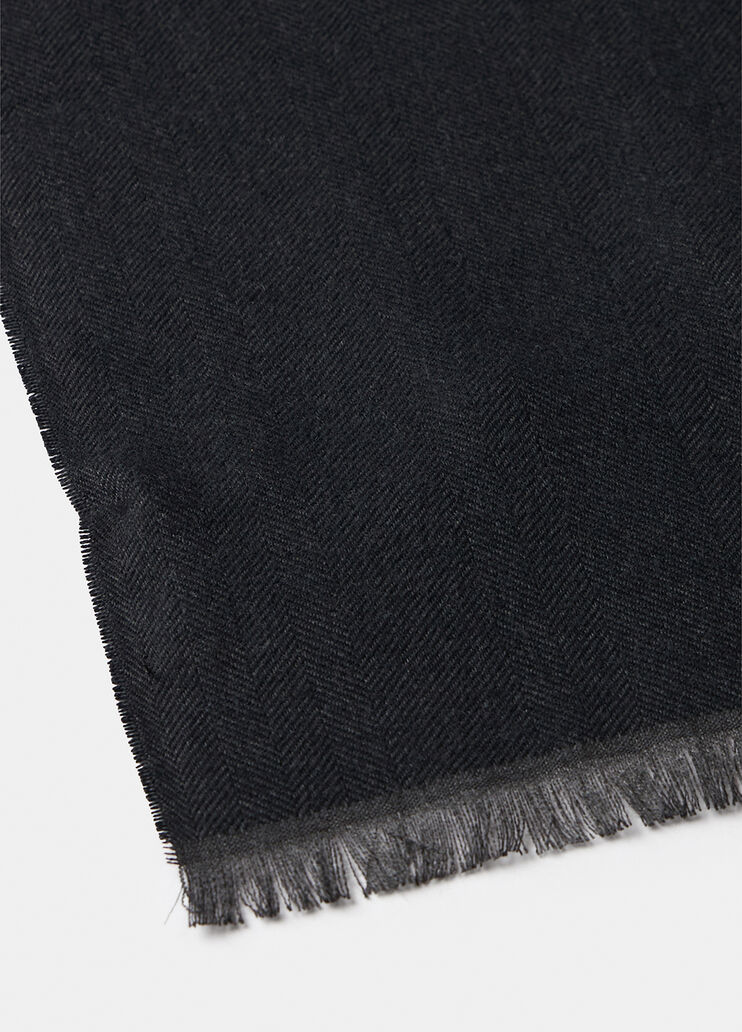 Stola in maglia a righe nero Liu Jo - large image number 4 Stola in maglia a righe nero Liu Jo - large image number 4