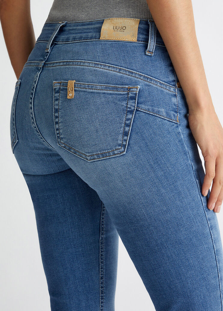 Slim fit jeans Blue denim Liu Jo - large image number 3 Slim fit jeans Blue denim Liu Jo - large image number 3