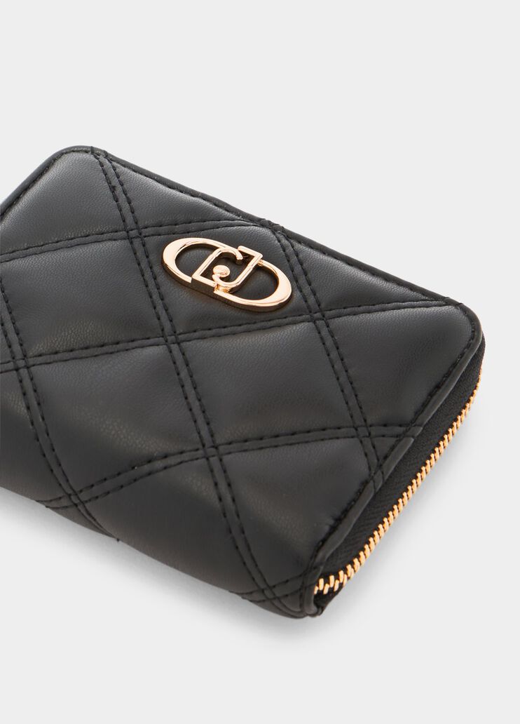 Small quilted wallet black Liu Jo - medium