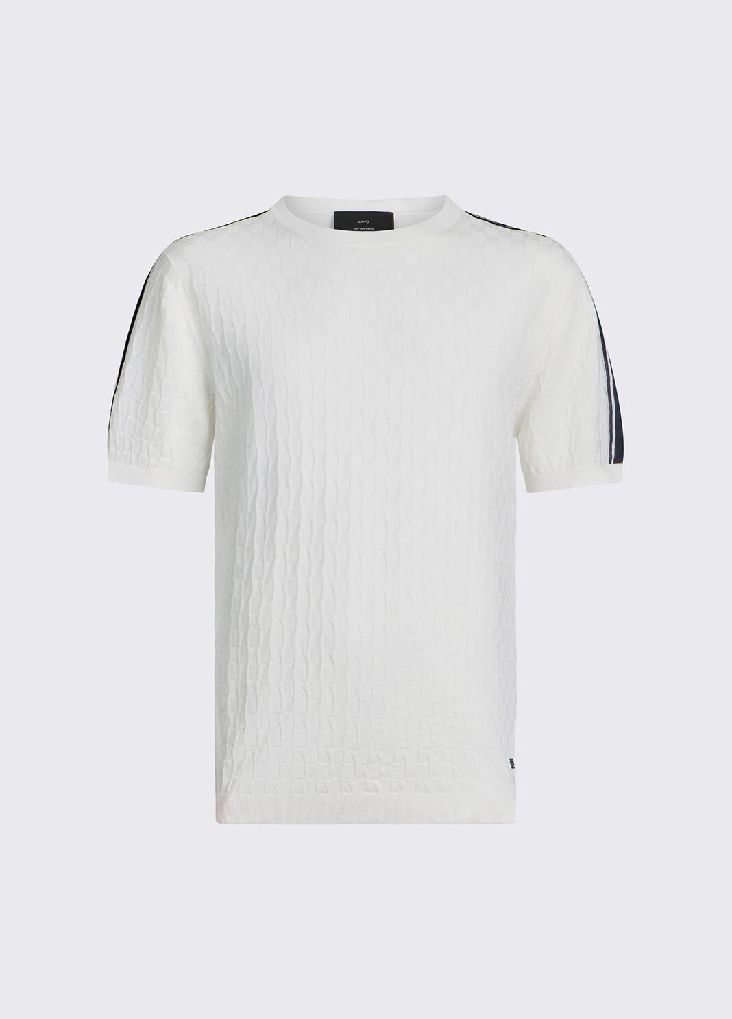 Jacquard knit T-shirt white Liu Jo - large image number 6