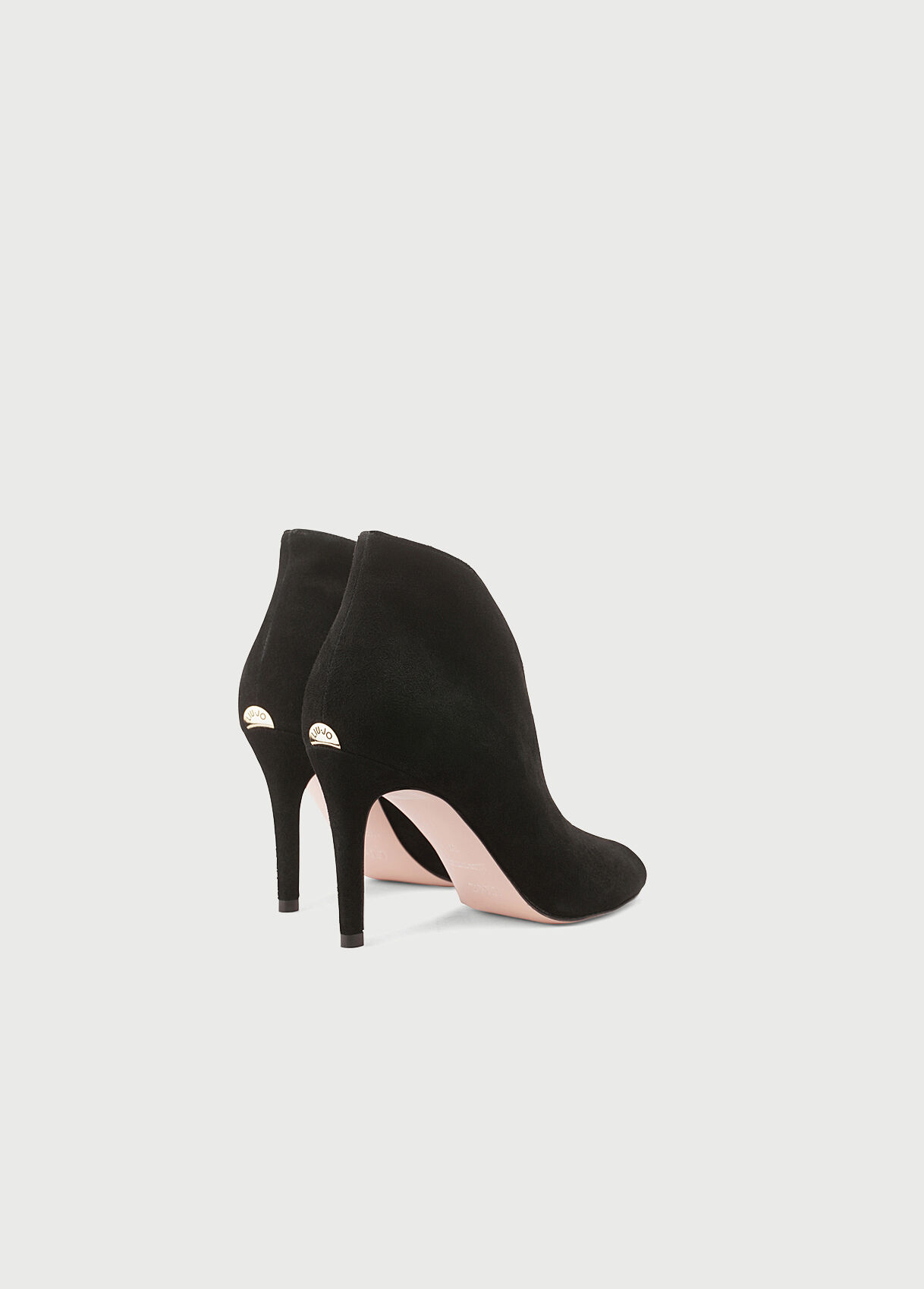 black suede heels open toe